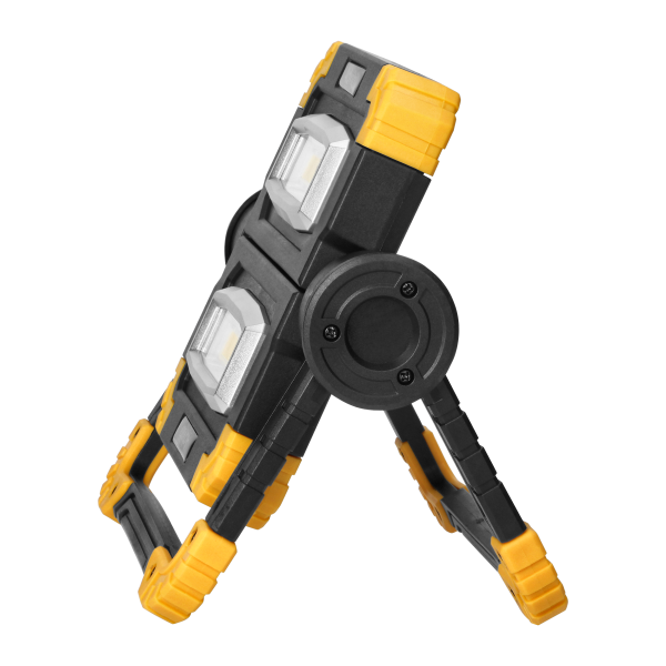 GEMINIX LED 2x10W, naświetlacz roboczy, przenośny z akumulatorem, 1200lm, IP44, 4000K, 5000mAh GEMINIX LED 2x10W, naświetlacz roboczy, przenośny z akumulatorem, 1200lm, IP44, 4000K, 5000mAh