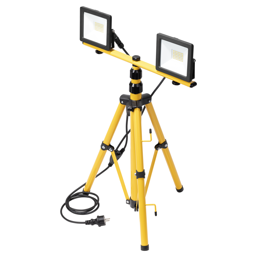 ALLED set of 2x30W floodlights with a tripod and cord