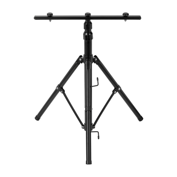 Statyw podwójny do naświetlaczy LED, czarny Statyw podwójny do naświetlaczy LED, czarny