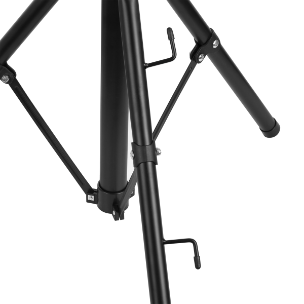 Statyw podwójny do naświetlaczy LED, czarny Statyw podwójny do naświetlaczy LED, czarny