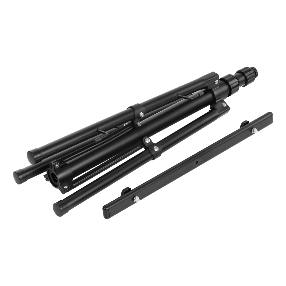 Statyw podwójny do naświetlaczy LED, czarny