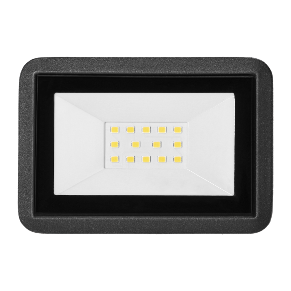 FARO LED floodlight 10W, 800lm, IP65, 4000K, aluminum + glass