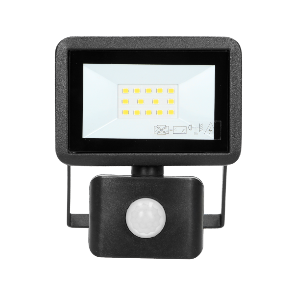 FARO S LED naświetlacz z PIR 10W, 800lm, IP44, 4000K, aluminium + szkło FARO S LED naświetlacz z PIR 10W, 800lm, IP44, 4000K, aluminium + szkło