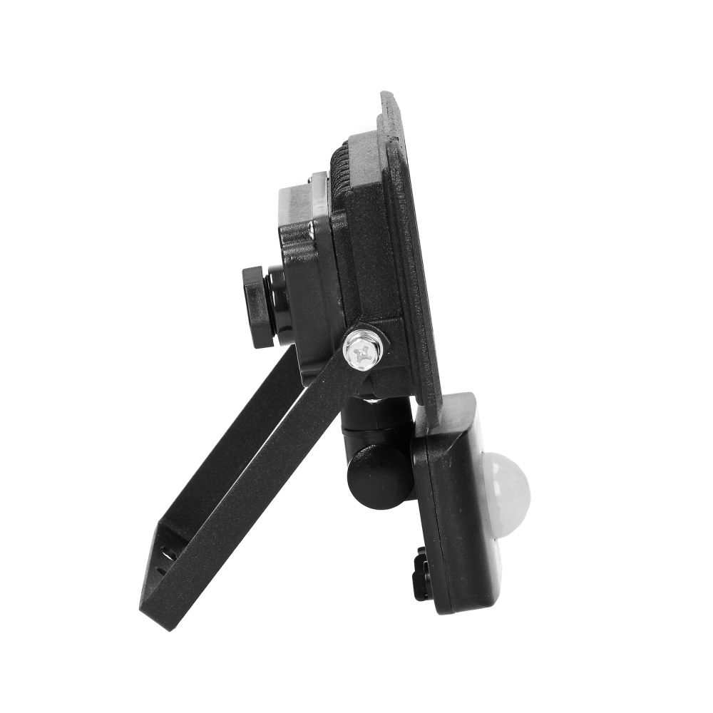 FARO S LED naświetlacz z PIR 10W, 800lm, IP44, 4000K, aluminium + szkło