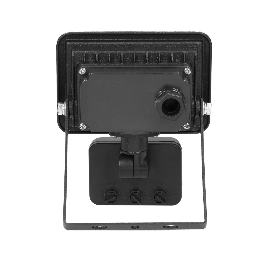 FARO S LED naświetlacz z PIR 10W, 800lm, IP44, 4000K, aluminium + szkło