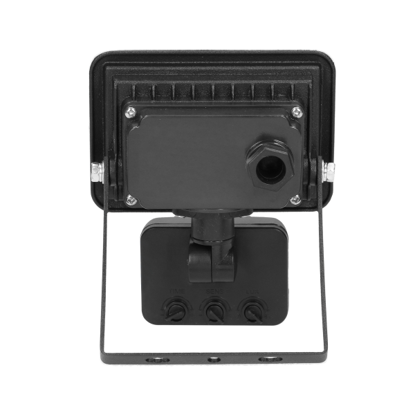 FARO S LED floodlight with PIR 10W, 800lm, IP44, 4000K, aluminum + glass