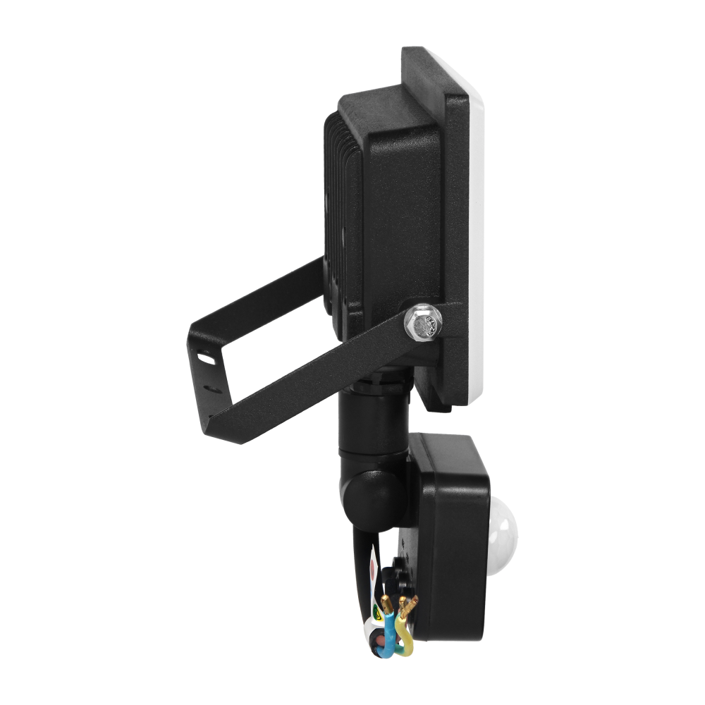 PORTO S LED 20W floodlight with PIR motion sensor, 1600lm, IP44, 4000K, aluminium + polycarbonate