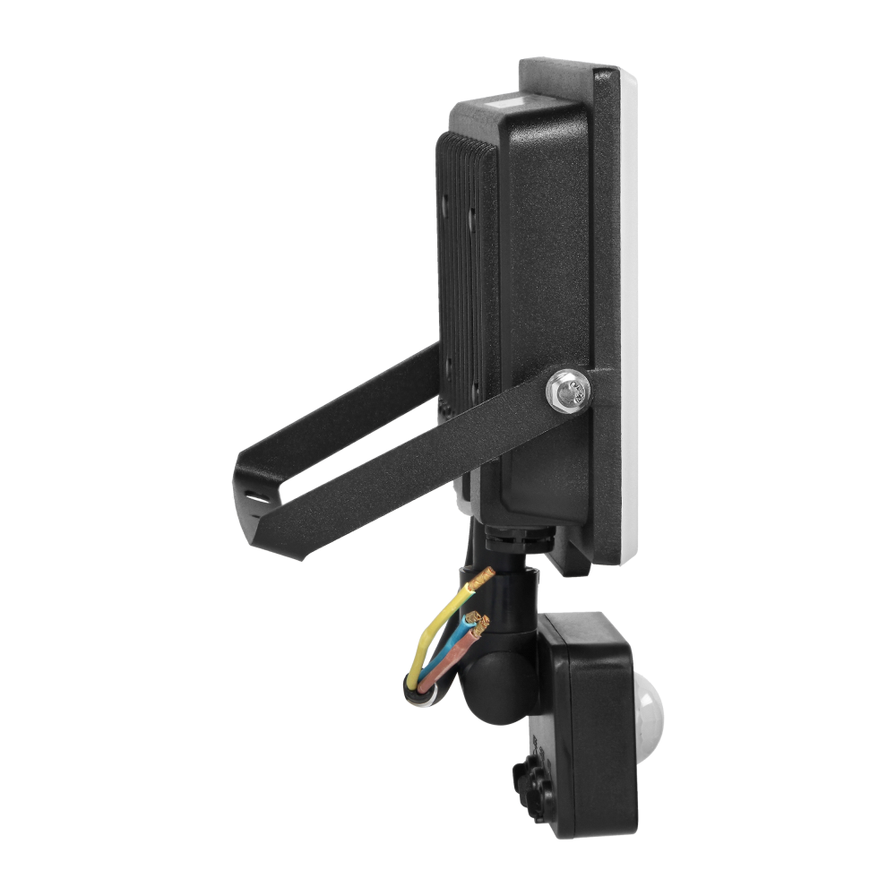 PORTO S LED 30W floodlight with PIR motion sensor, 2400lm, IP44, 4000K, aluminium + polycarbonate