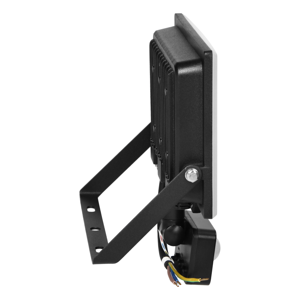 PORTO S LED 50W floodlight with PIR motion sensor, 4000lm, IP44, 4000K, aluminium + polycarbonate
