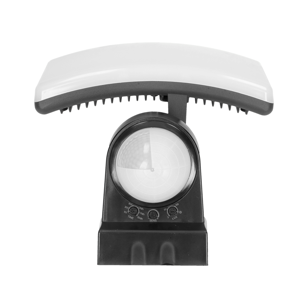 TOS LED 30W garden floodlight with PIR, 2200lm, IP65, 4000K, PC, black