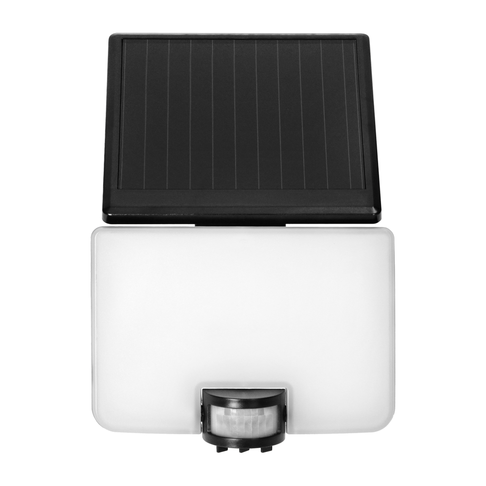 SOLIS LED 10W, solar floodlight with PIR sensor, 1200lm, IP54, 4000K, 3000 mAh, black