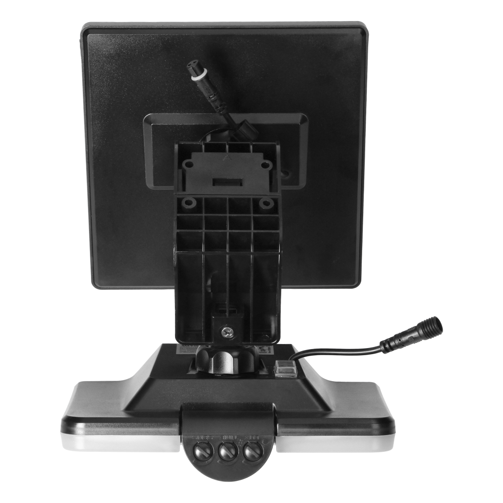 SOLIS LED 10W, solar floodlight with PIR sensor, 1200lm, IP54, 4000K, 3000 mAh, black