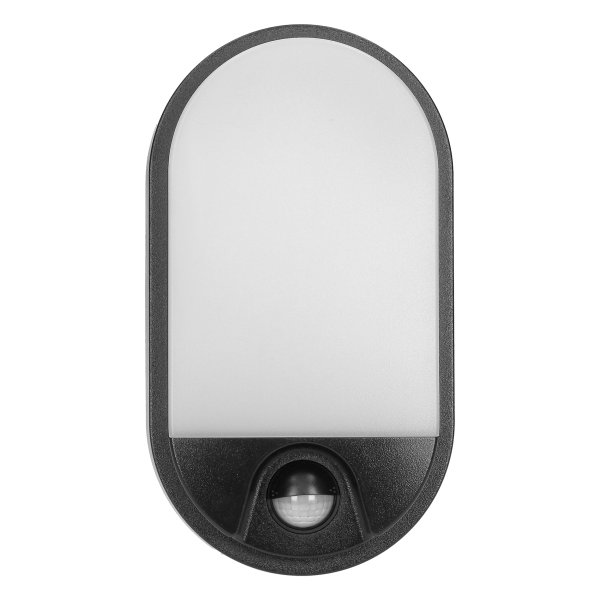 NEFRYT LED 15W, oprawa ogrodowa z czujnikiem ruchu, 1100lm, IP54, 4000K, czarna NEFRYT LED 15W, oprawa ogrodowa z czujnikiem ruchu, 1100lm, IP54, 4000K, czarna