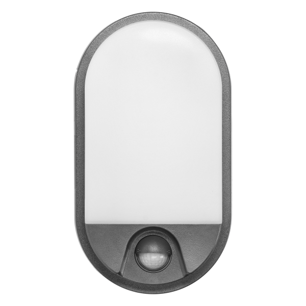 NEFRYT LED 15W, oprawa ogrodowa z czujnikiem ruchu, 1100lm, IP54, 4000K, szara NEFRYT LED 15W, oprawa ogrodowa z czujnikiem ruchu, 1100lm, IP54, 4000K, szara