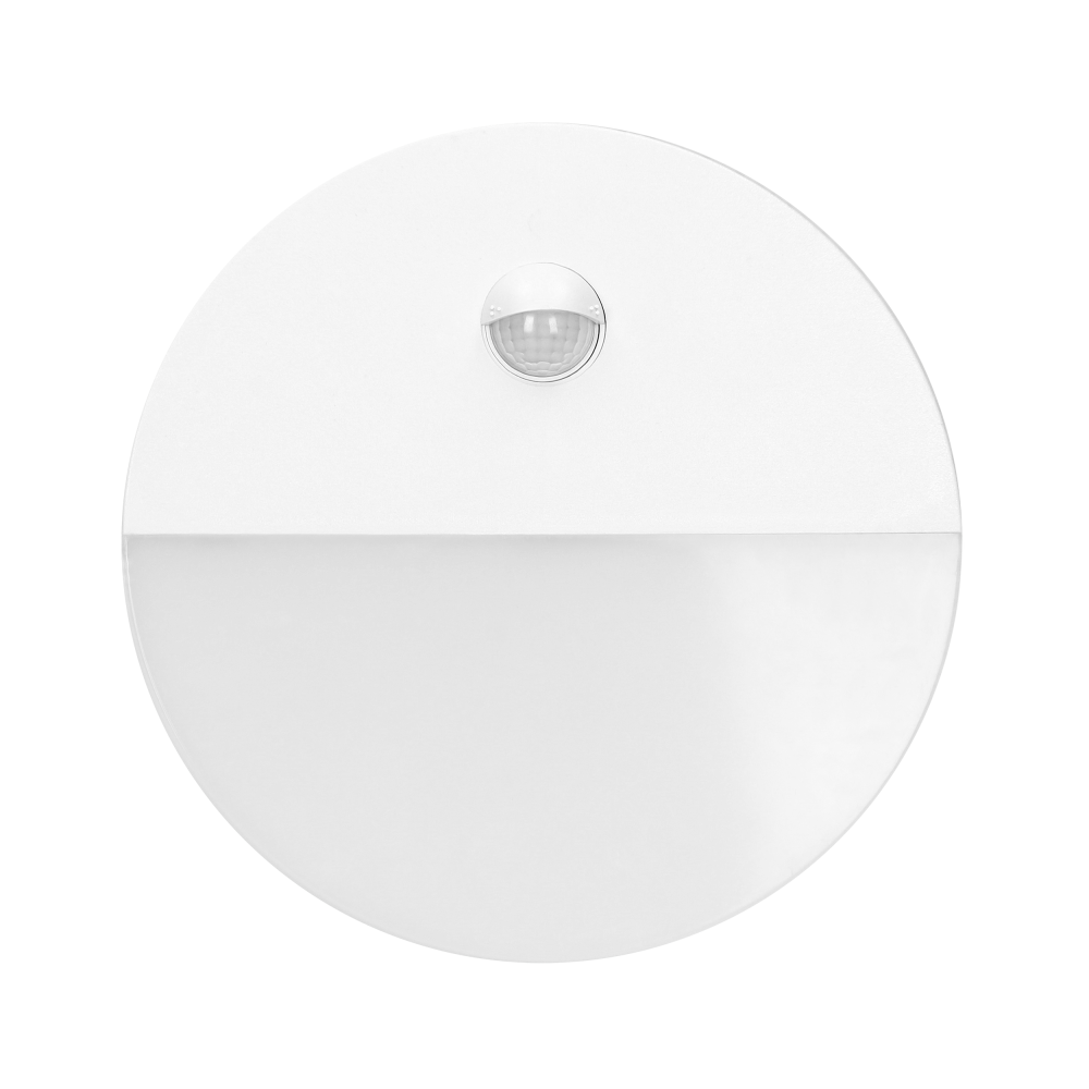 HALIT LED garden luminaire 10W with PIR motion sensor 140°, 600lm, IP65, 4000K, IK10, white