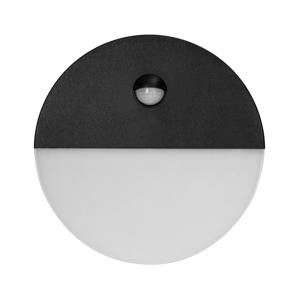HALIT LED garden luminaire 10W, white with PIR motion sensor 140°, 600lm, IP65, 4000K, IK10, black HALIT LED garden luminaire 10W, white with PIR motion sensor 140°, 600lm, IP65, 4000K, IK10, black
