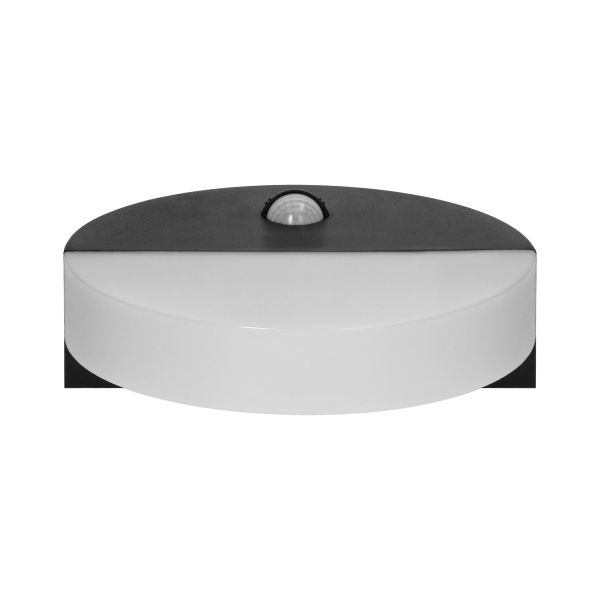 HALIT LED garden luminaire 10W, white with PIR motion sensor 140°, 600lm, IP65, 4000K, IK10, black HALIT LED garden luminaire 10W, white with PIR motion sensor 140°, 600lm, IP65, 4000K, IK10, black