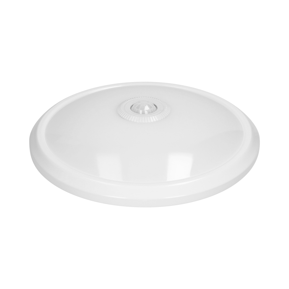 ZONDA LED 16W, ceiling light with motion sensor, 1100lm, IP20, 4000K,milky PC, white