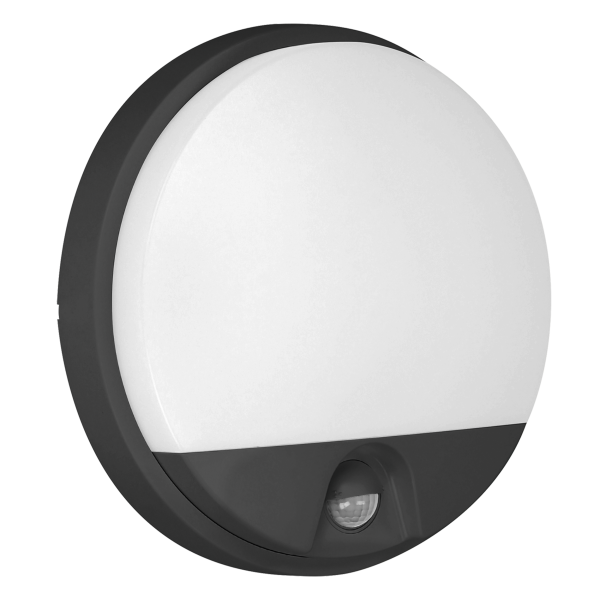 AGAT LED 10W, garden luminiare with motion sensor 140°, 800lm, IP54, 4000K, black AGAT LED 10W, garden luminiare with motion sensor 140°, 800lm, IP54, 4000K, black