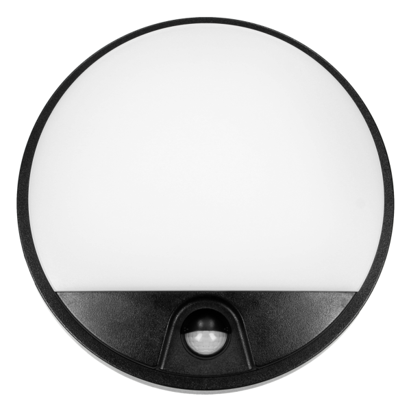 AGAT LED 10W, garden luminiare with motion sensor 140°, 800lm, IP54, 4000K, black AGAT LED 10W, garden luminiare with motion sensor 140°, 800lm, IP54, 4000K, black