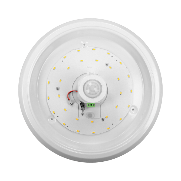 ZONDA LED 16W, plafon z czujnikiem ruchu, 1100lm, IP20, 4000K, poliwęglan mleczny, biały