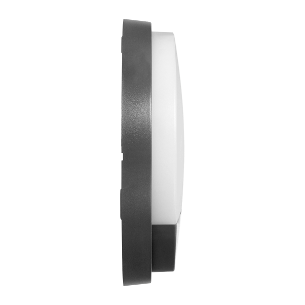 AGAT LED 10W, garden luminaire with motion sensor 140°, 800lm, IP54, 4000K, grey