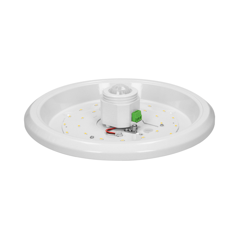 ZONDA LED 16W, ceiling light with motion sensor, 1100lm, IP20, 4000K,milky PC, white