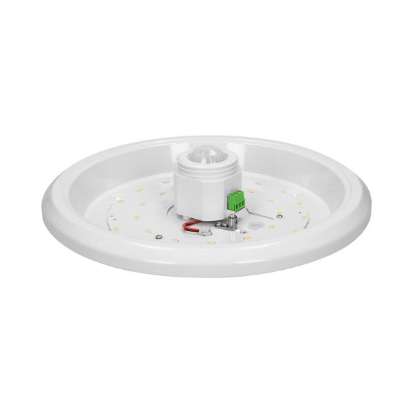 ZONDA LED 16W, ceiling light with motion sensor, 1100lm, IP20, 4000K,milky PC, white