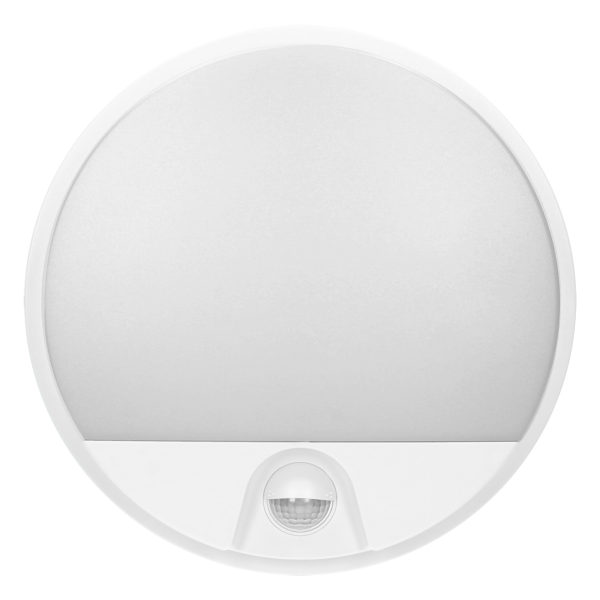 AGAT LED 15W, oprawa ogrodowa z czujnikiem ruchu 140st, 1100lm, IP54, 4000K, biała AGAT LED 15W, oprawa ogrodowa z czujnikiem ruchu 140st, 1100lm, IP54, 4000K, biała