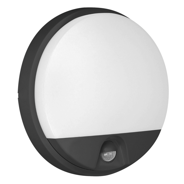AGAT LED 15W, garden luminiare with motion sensor, 140°, 1100lm, IP54, 4000K, black AGAT LED 15W, garden luminiare with motion sensor, 140°, 1100lm, IP54, 4000K, black