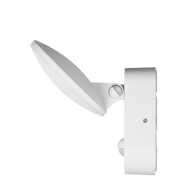 RIOLIT LED 15W, oprawa ogrodowa z czujnikiem ruchu, 1100lm, IP65, 4000K, biała