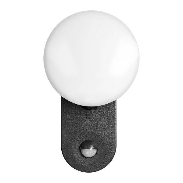 RIOLIT LED 15W, garden luminaire with motion sensor, 1100lm, IP65, 4000K, black RIOLIT LED 15W, garden luminaire with motion sensor, 1100lm, IP65, 4000K, black