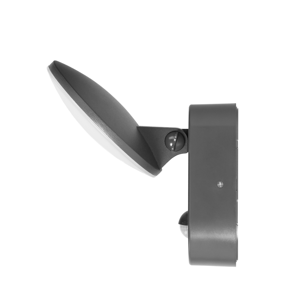 RIOLIT LED 15W, garden luminaire with motion sensor, 1100lm, IP65, 4000K, grey