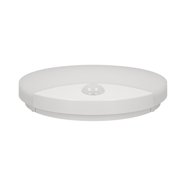 VIRAZON LED 15W, plafon z czujnikiem ruchu, 1050lm, IP44, 4000K, poliwęglan mleczny, biały