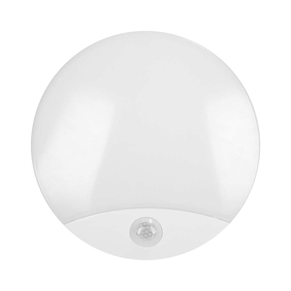 VIRAZON LED 15W, ceiling light with motion sensor 1050lm, IP44, 4000K, milky PC, white