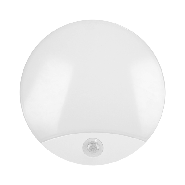 VIRAZON LED 15W, plafon z czujnikiem ruchu, 1050lm, IP44, 4000K, poliwęglan mleczny, biały