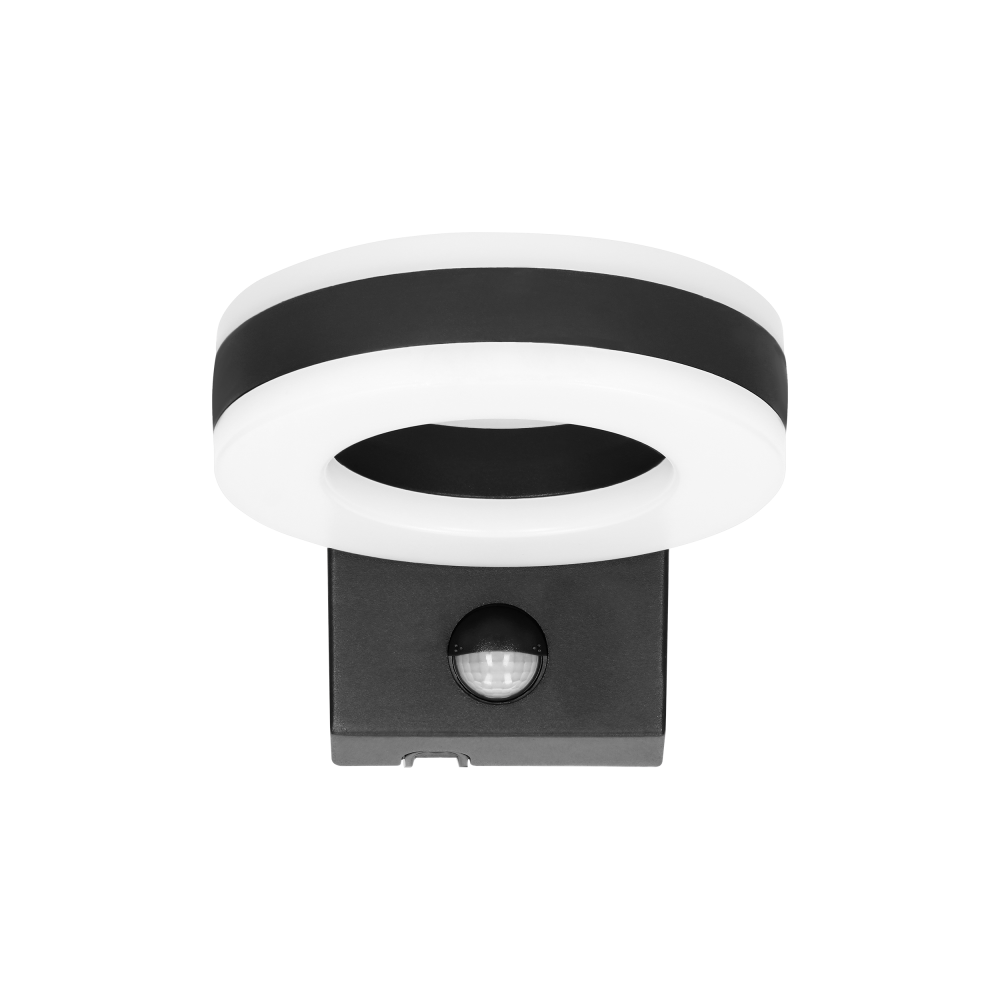 HOWLIT LED 20W, garden luminaire with motion sensor, 1800lm, IP65, 4000K, black