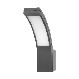 PIRYT LED 10W, oprawa ogrodowa  800lm, IP54, 4000K, szara