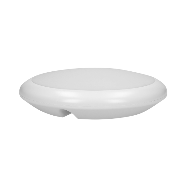 LAPIS LED lighting fixture with microwave sensor 12W, 800lm, IP65, 4000K, IK10, milky PC, white