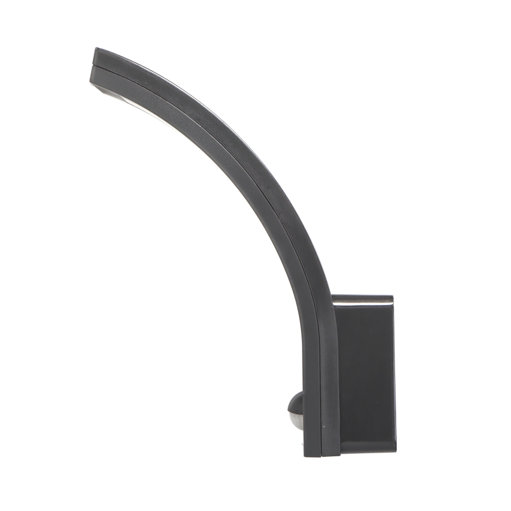 PIRYT LED 10W, garden luminaire with motion sensor 140°, 800lm, IP54, 4000K, grey