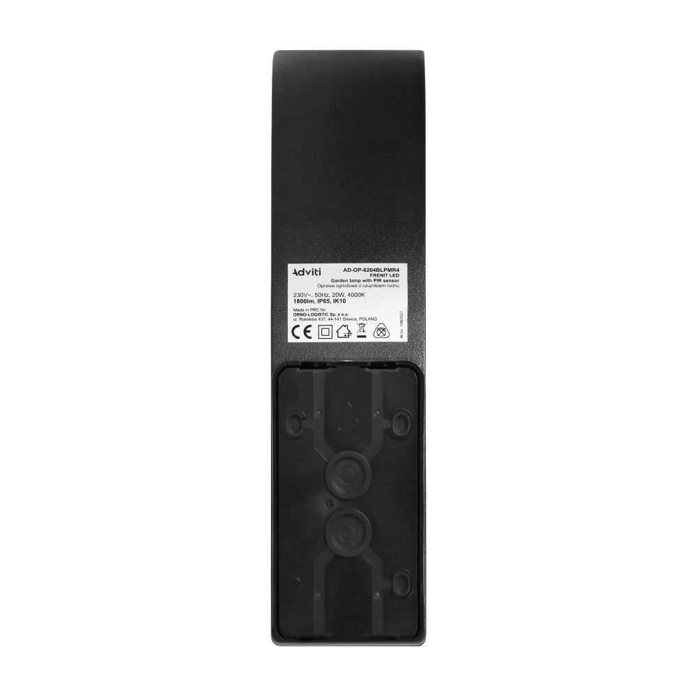 FRENIT LED 20W, oprawa ogrodowa, 2000lm, IP65, 4000K, funkcja przyciemnienia, czarna