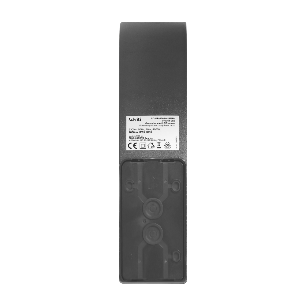 FRENIT LED 20W, oprawa ogrodowa, 2000lm, IP65, 4000K, funkcja przyciemnienia, szara