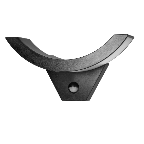 SPINEL LED 10W garden luminaire with PIR motion sensor, 140°, 800lm, IP54, 4000K, IK10, black SPINEL LED 10W garden luminaire with PIR motion sensor, 140°, 800lm, IP54, 4000K, IK10, black