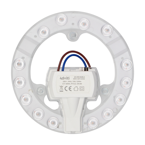AVIS II LED panel świetlny LED 12W, 1200lm, 4000K, Ø 137
