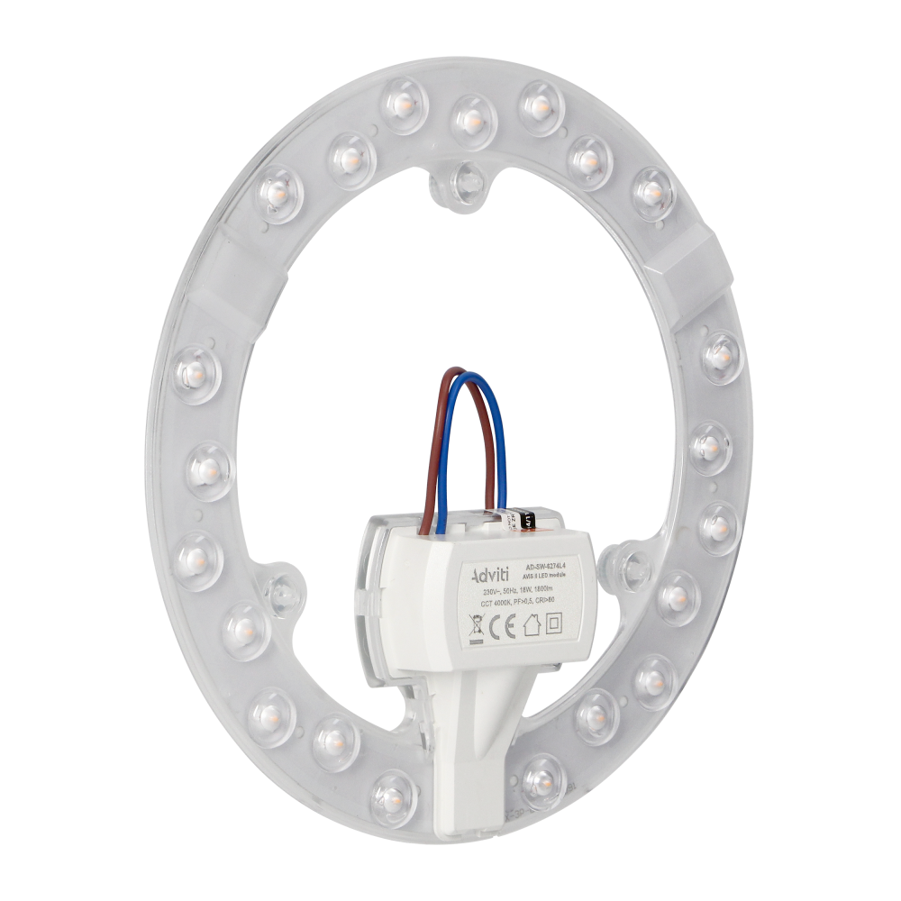 AVIS II LED panel świetlny LED 18W,  1800lm, 4000K, Ø 176