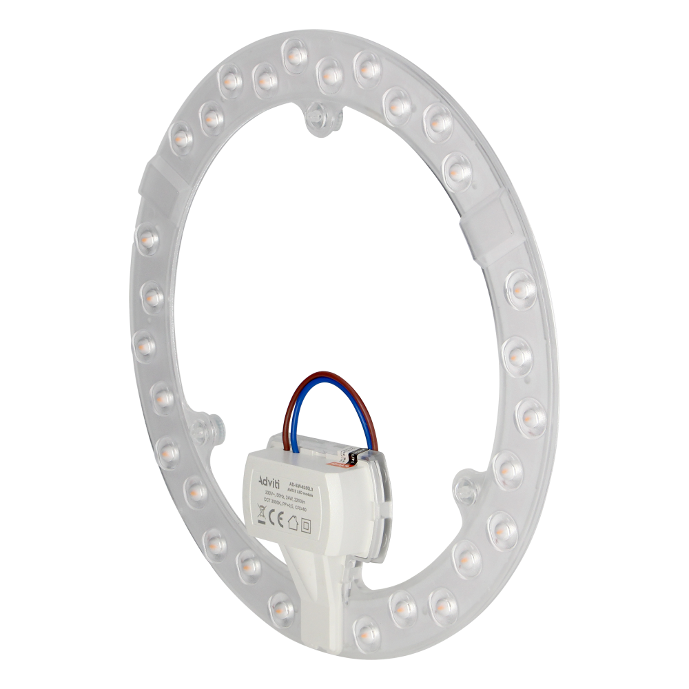 AVIS II LED light panel 24W, 2200lm, 3000K, Ø 215