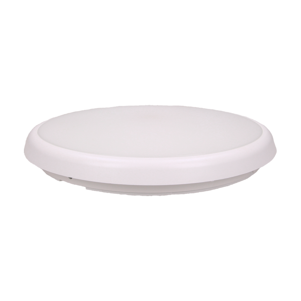 CERS LED ceiling lamp with microwave motion sensor, LED 22W, 2000lm, IP65, 4000K, white milky PC, dimming function