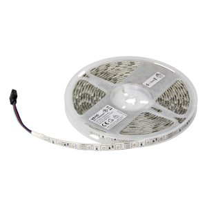 LED strip 12V, 5050, 60L/m, 210lm/m, 14,4W/m, IP63, RGB, 5m