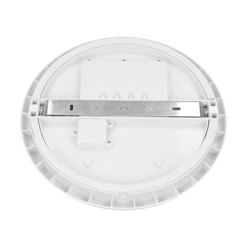 CERS LED ceiling lamp with microwave motion sensor, LED 22W, 2000lm, IP65, 4000K, white milky PC, dimming function