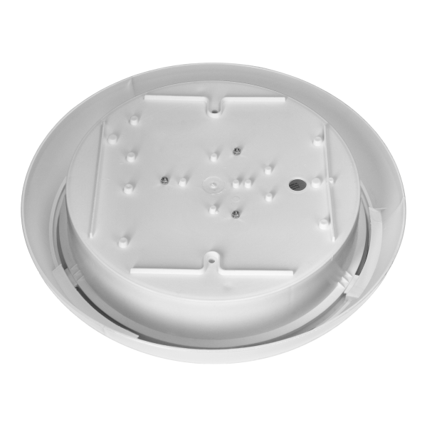 KOKO oprawa 2xE27 z czujnikiem ruchu PIR, 2x40W, biała-polipropylen, klosz matowy-poliwęglan, IP44, IK10